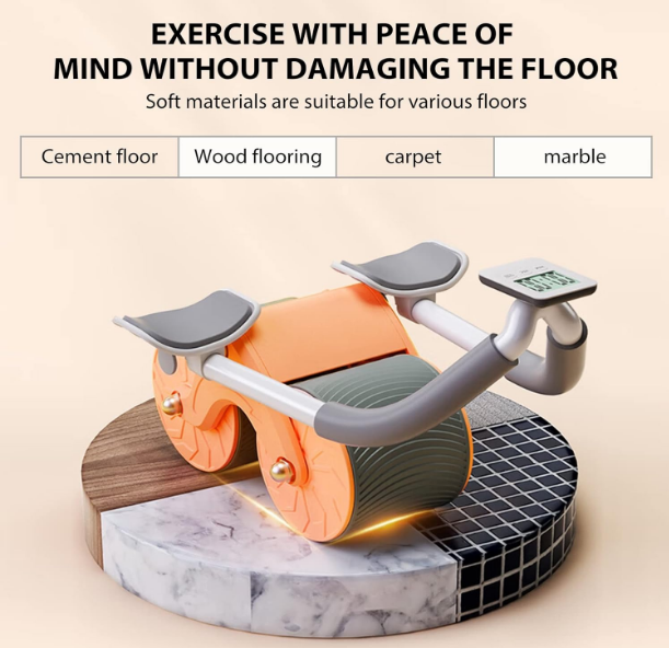 AbX Pro™ – Automatic Ab Roller with Elbow Support